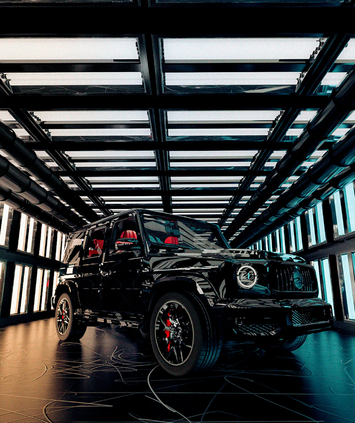 Black Mercedes G63